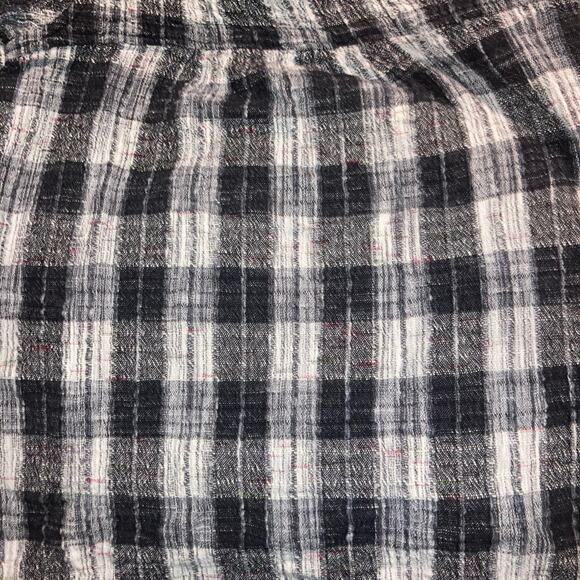 Free People Walk in the Park Plaid Burlap Cowl Pullover Tunic-XS - Picture 12 of 13